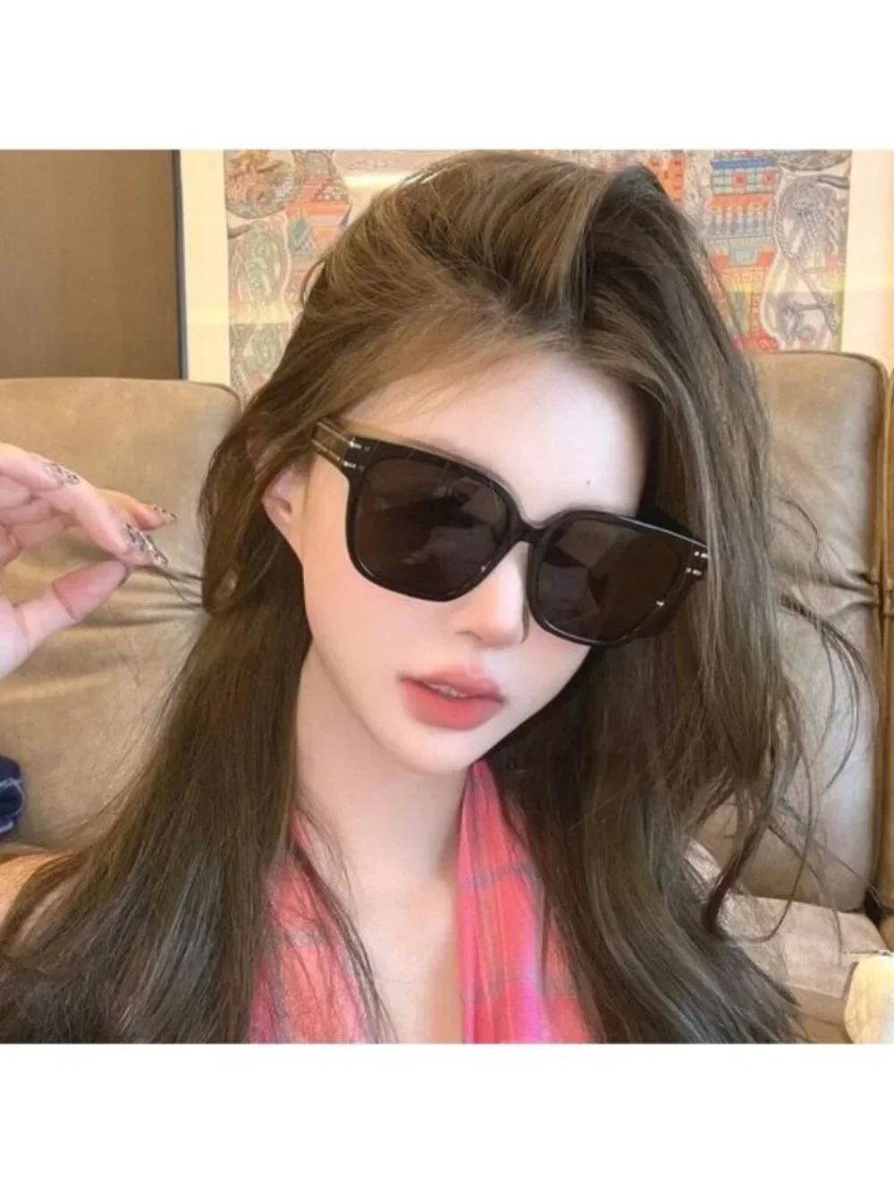 Dior DIORSIGNATURE S7F 45A1 Square Sunglasses - Transparent Grey